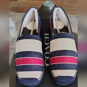 Coach Striped Espadrilles